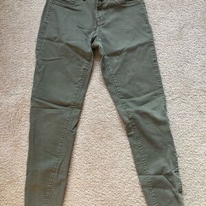 Blue Spice Women's Skinny Jeans in Olive